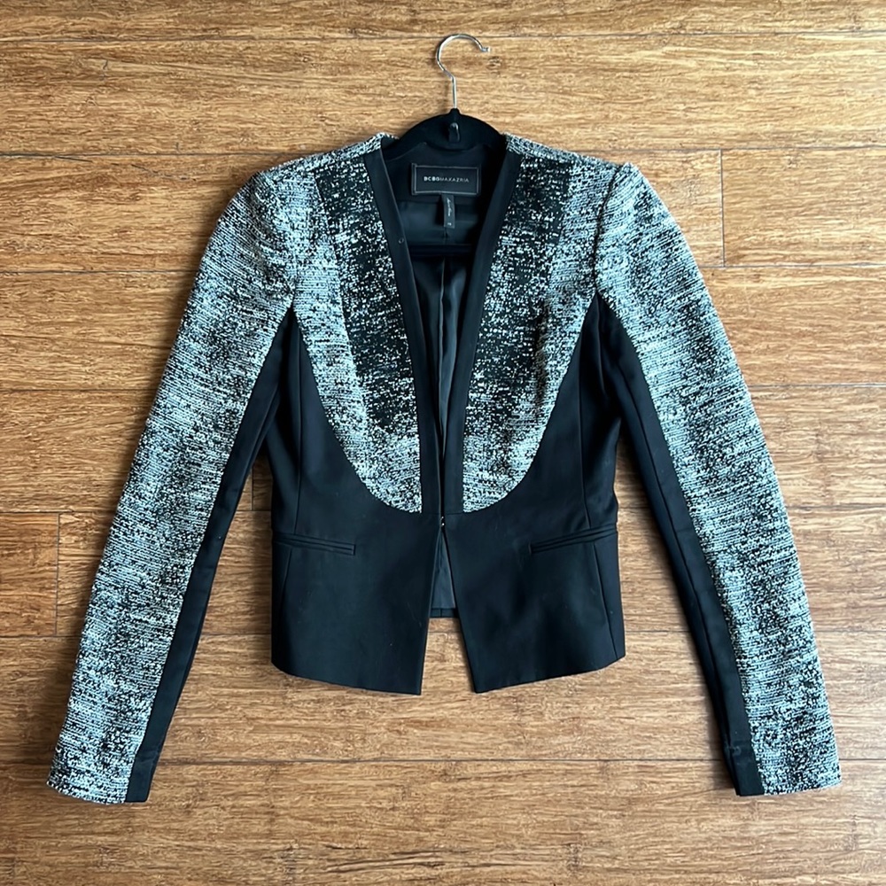 BCBGMaxAzria Black/White Blazer